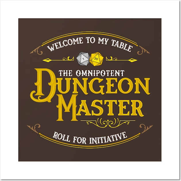 Omnipotent Dungeon Master Wall Art by DragonQuest